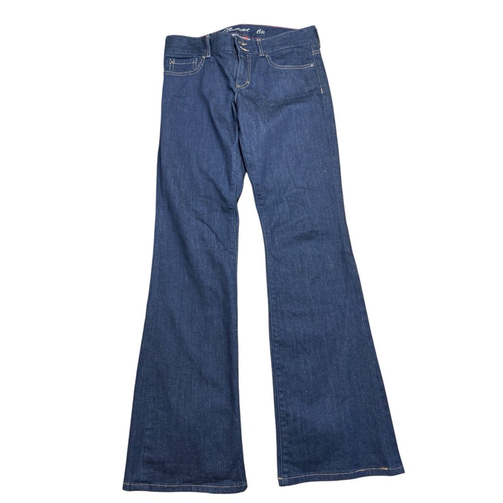Tommy Hilfiger Blue Jeans Women's Sz 8 Denim Bootcut Flare Regular Y2K
